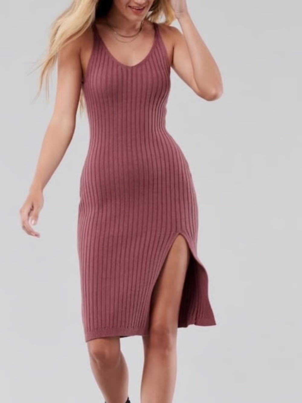 HOLLISTER Ribbed Knit Tank Dress NWT